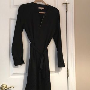 Banana Republic Heritage satin wrap dress